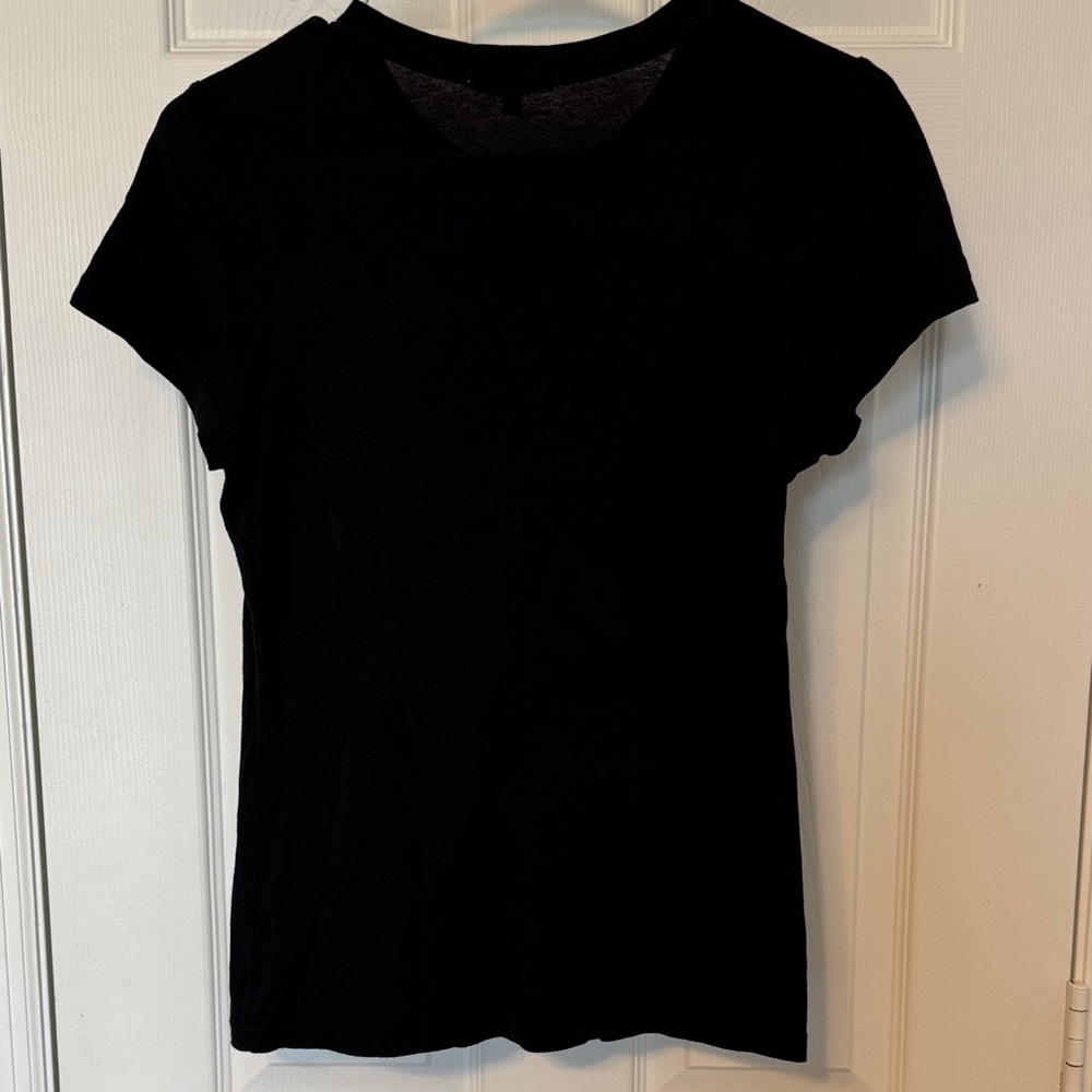 Sundry Black Tee with Pink 'Love Life' Graphic - Picture 3 of 3